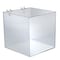 Azar Displays 8" Cube Bin for Pegboard or Slatwall, PK4 556112 - alternate 1